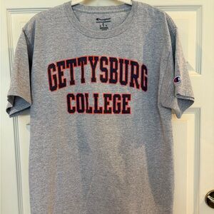 Champion Gray Gettysburg College T-Shirt